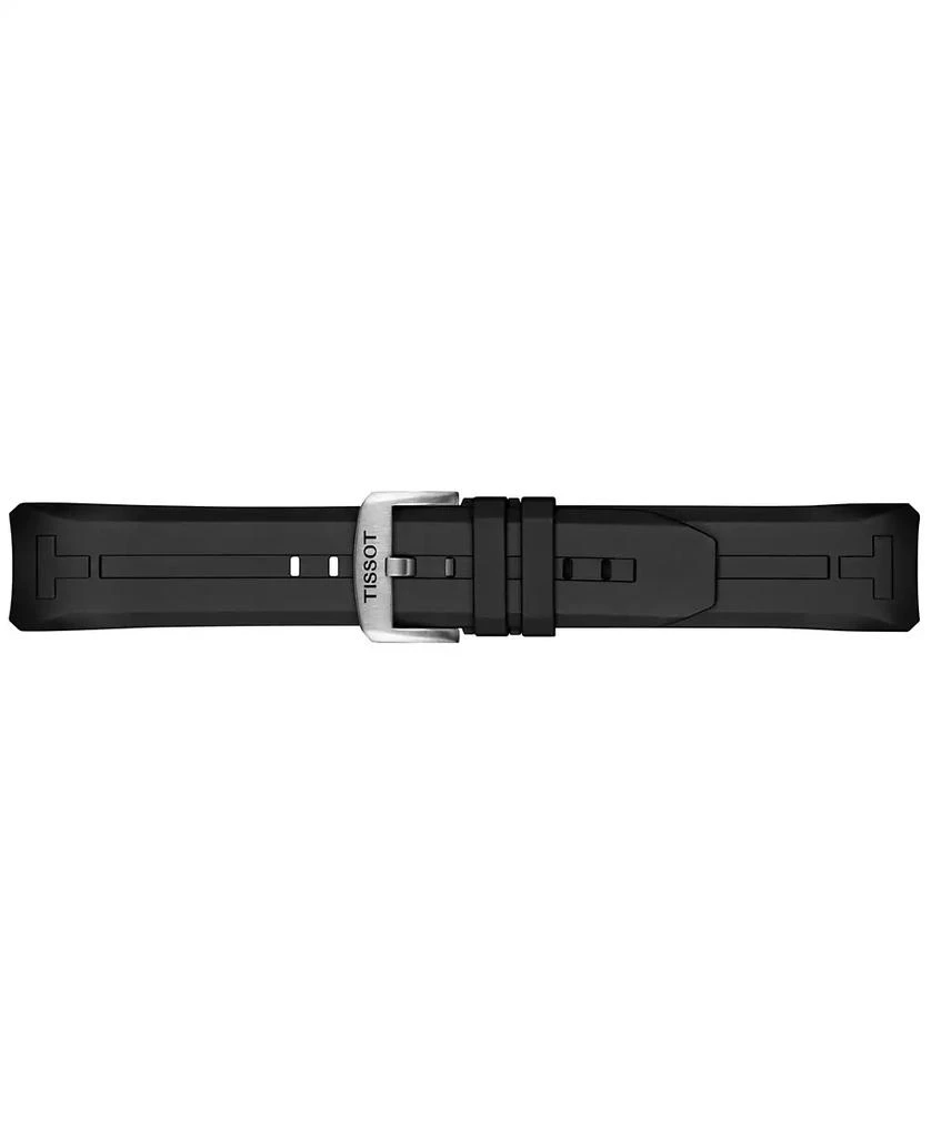 商品Tissot|Men's Swiss T-Touch Connect Solar Black Rubber Strap Smart Watch 48mm,价格¥8190,第4张图片详细描述