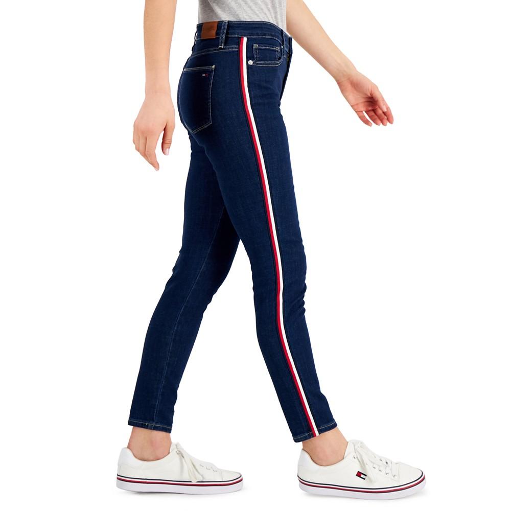 Tribeca TH Flex Side-Stripe Skinny Jeans商品第1张图片规格展示