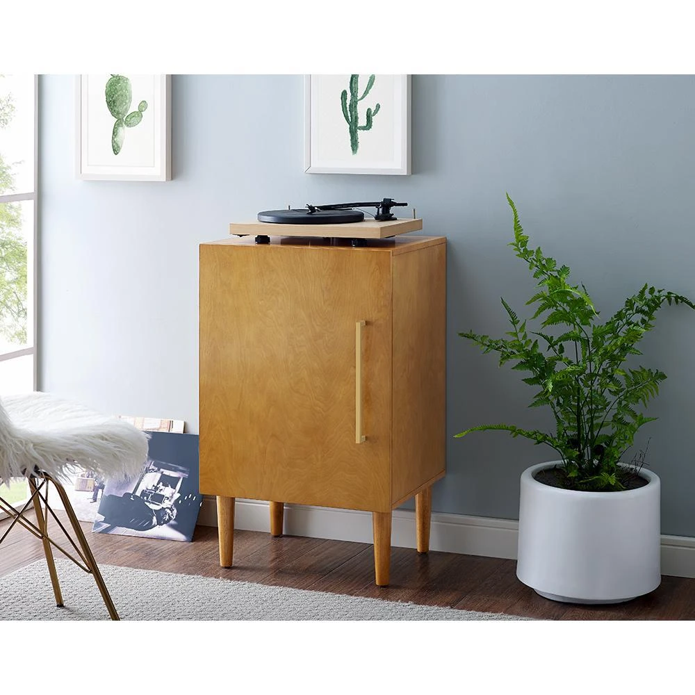 商品Crosley Furniture|Everett Record Player Stand Acorn,价格¥1755,第5张图片详细描述