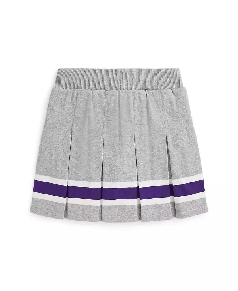 商品Ralph Lauren|Toddler & Little Girls Striped Pleated Jersey Skort,价格¥288,第3张图片详细描述