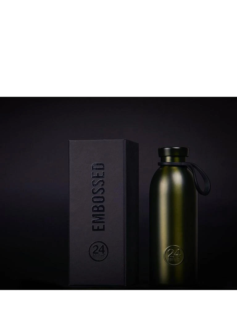 商品24BOTTLES|500ml Embossed Green Clima Bottle,价格¥593,第1张图片详细描述