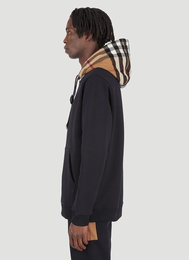 商品Burberry|Samuel Hooded Sweatshirt in Black,价格¥6361,第5张图片详细描述
