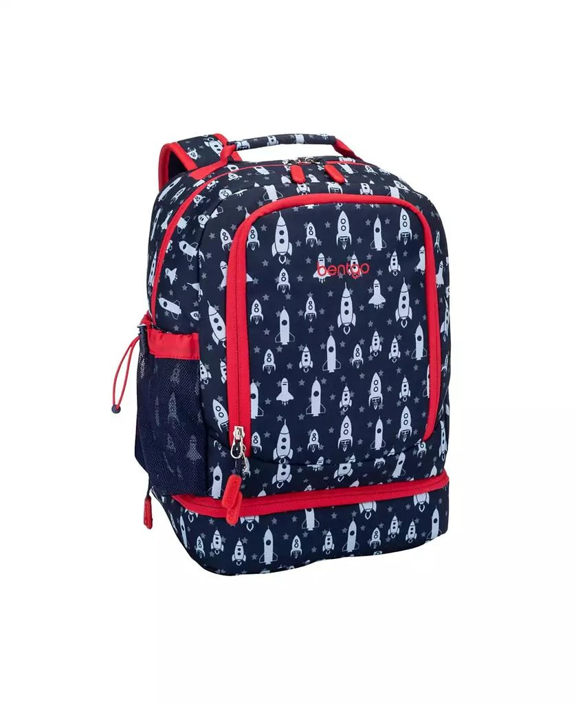 商品Bentgo|Kids Prints 2-In-1 Backpack and Insulated Lunch Bag - Rocket,价格¥499,第1张图片