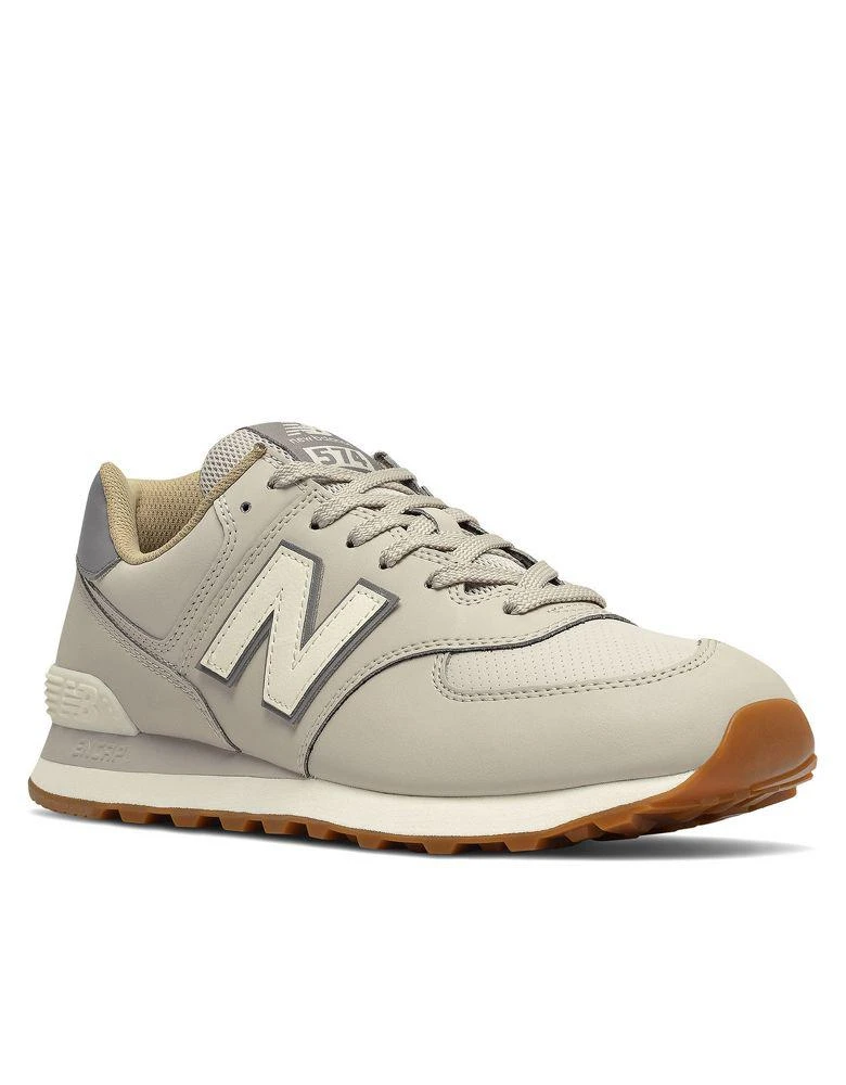 商品New Balance|New Balance 574 trainers in light grey,价格¥702,第3张图片详细描述