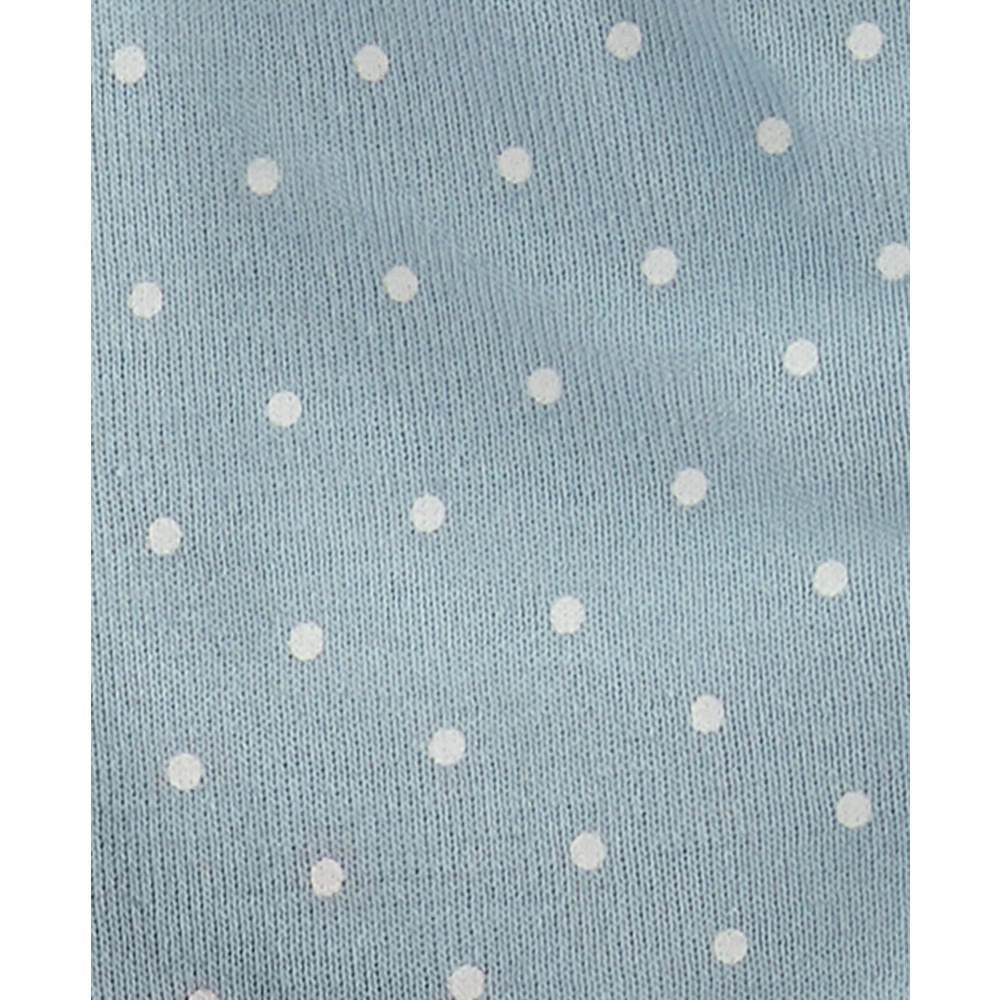 商品Carter's|Baby Girls 3-Pack Long Sleeve Side-Snap Bodysuits,价格¥209,第6张图片详细描述