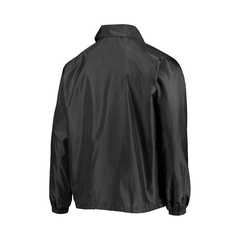 商品Dunbrooke|Men's Black Green Bay Packers Coaches Classic Raglan Full-Snap Windbreaker Jacket,价格¥281,第4张图片详细描述