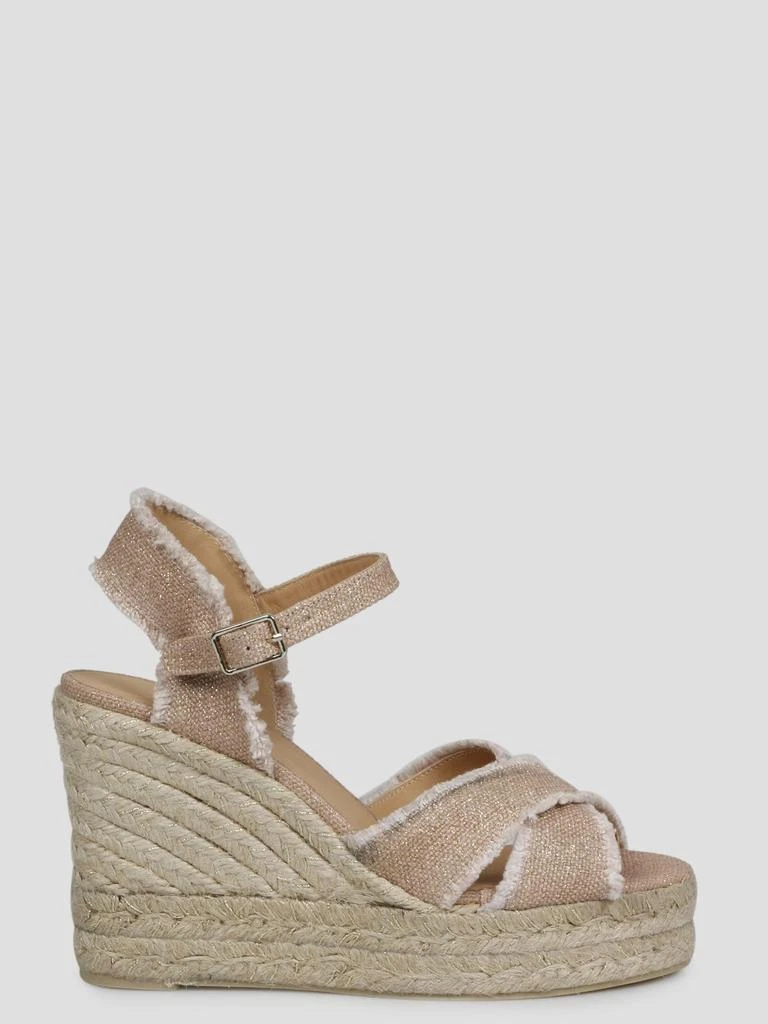 商品CASTAÑER|Castañer Bromelia Linen Wedge Espadrillas,价格¥1447,第1张图片