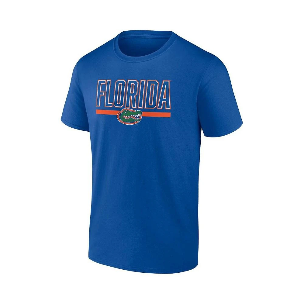 商品Fanatics|Men's Branded Royal Florida Gators Classic Inline Team T-shirt,价格¥190,第3张图片详细描述