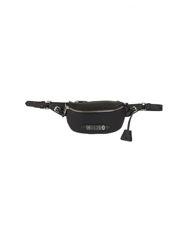 商品Moschino|Moschino Logo Plaque Zipped Belt Bag,价格¥1979,第1张图片