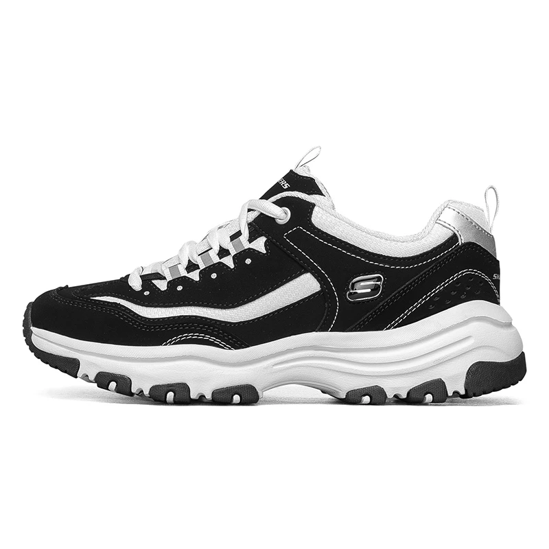 商品[国内直发] SKECHERS|斯凯奇 女 休闲鞋 熊猫鞋 88888250-BKW,价格¥348,第1张图片