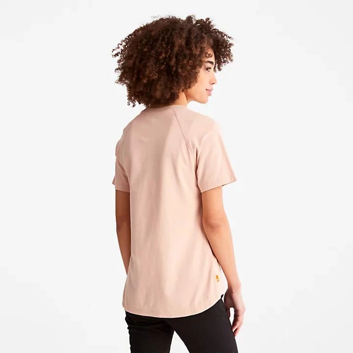 商品Timberland|Raglan-sleeve Logo T-Shirt for Women in Light Pink,价格¥117,第2张图片详细描述