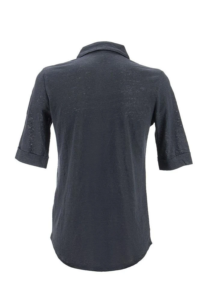 商品MAJESTIC FILATURES|MAJESTIC FILATURES Shirt with elbow sleeves,价格¥1113,第2张图片详细描述
