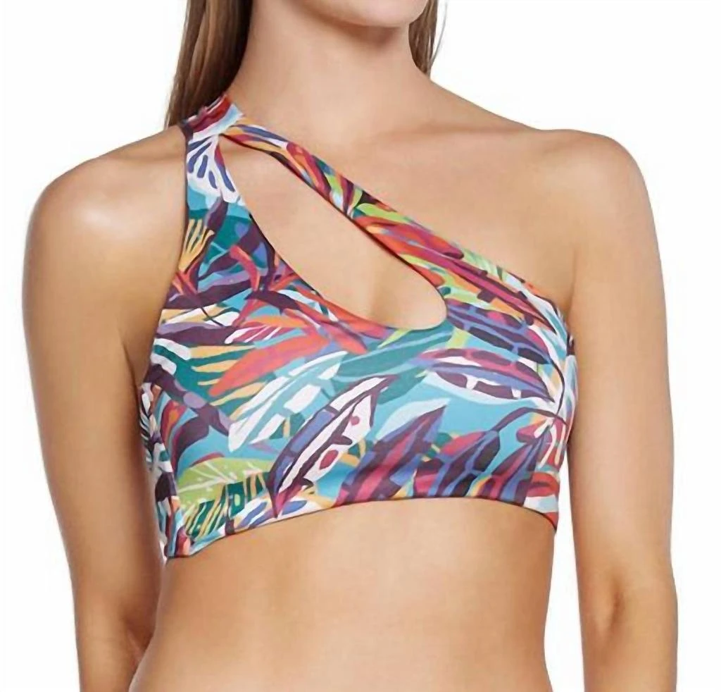 商品PHAX|Join Life One Shoulder Cut Out Bra Top In Multi,价格¥271,第1张图片