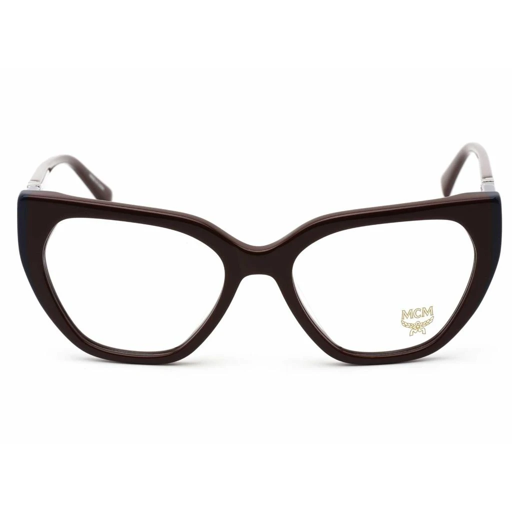 商品MCM|MCM Women's Eyeglasses - Burgundy and Blue Acetate Full-Rim Frame | MCM2725 607,价格¥440,第2张图片详细描述