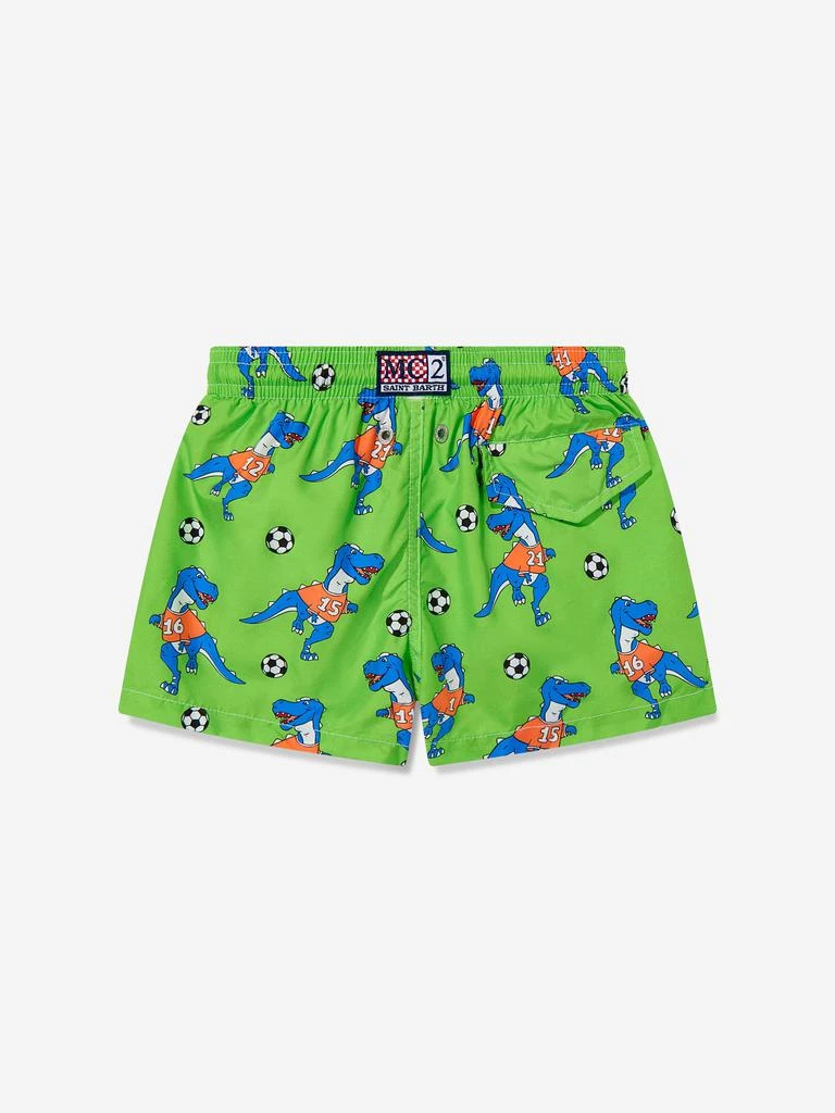 商品Mc2 Saint Barth|MC2 Saint Barth Boys Dino Football Swim Shorts in Green,价格¥385,第2张图片详细描述