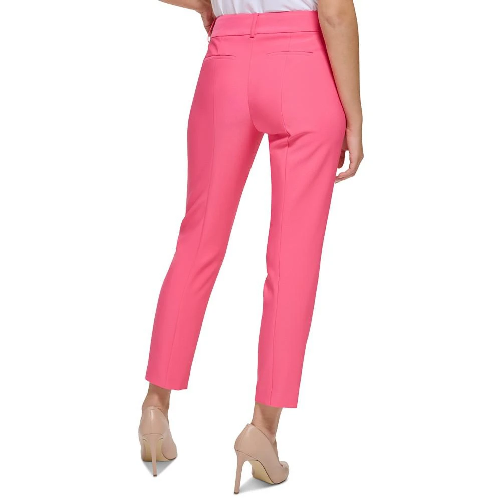 商品Tommy Hilfiger|Women's Solid Slim-Fit Straight-Leg Trouser Pants,价格¥746,第2张图片详细描述