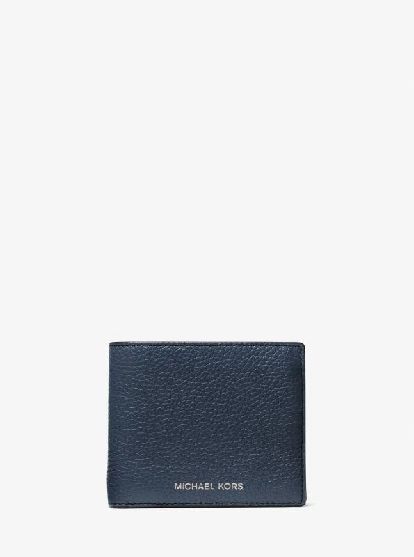商品Michael Kors|Cooper Pebbled Leather Billfold Wallet With Coin Pouch,价格¥148,第1张图片