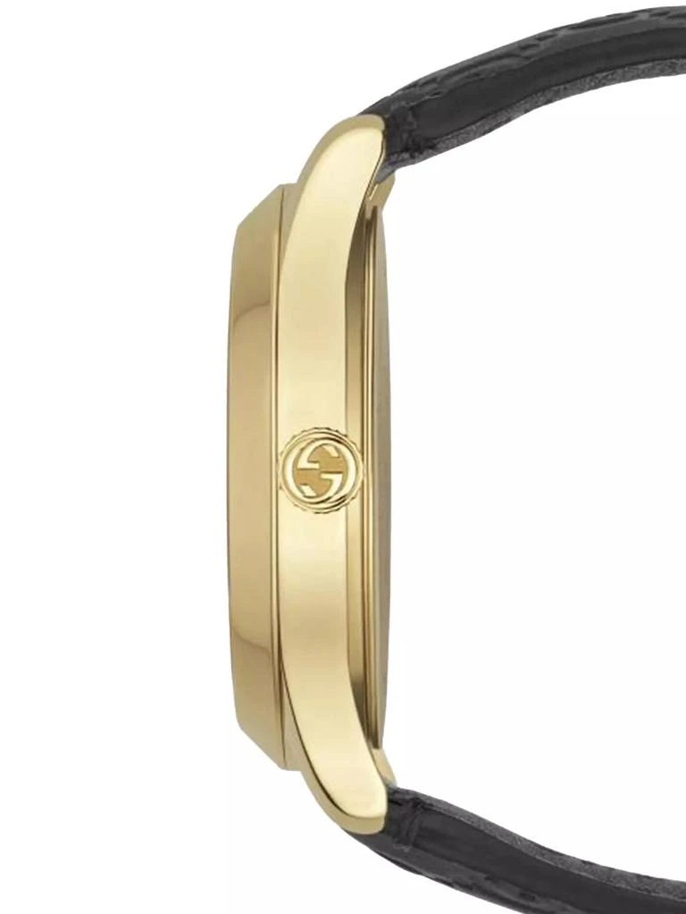 商品Gucci|G-Timeless Goldtone Stainless Steel Leather Strap Watch,价格¥10275,第4张图片详细描述