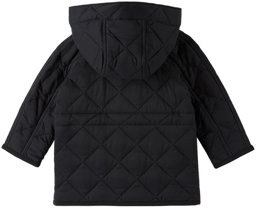 商品Burberry|黑色绗缝婴儿夹克,价格¥4443,第2张图片详细描述