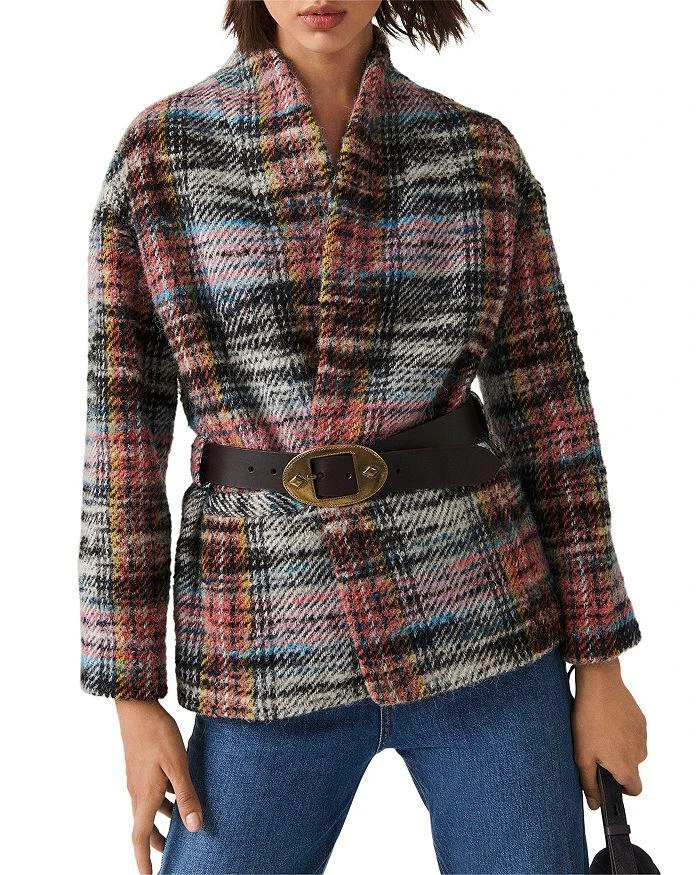 商品ba&sh|Vic Belted Jacket,价格¥2214,第1张图片
