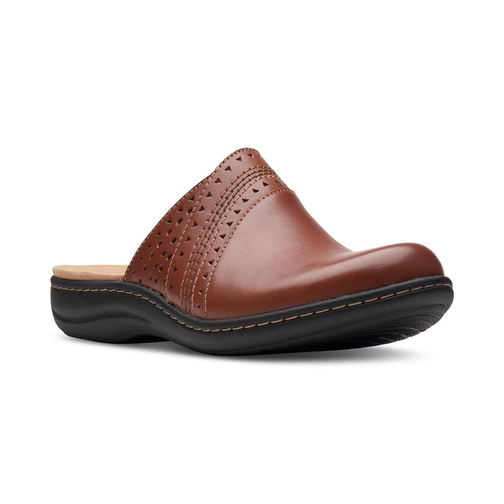 商品Clarks|Women's Laurieann Ease Perforated Slip-On Clogs,价格¥427,第1张图片