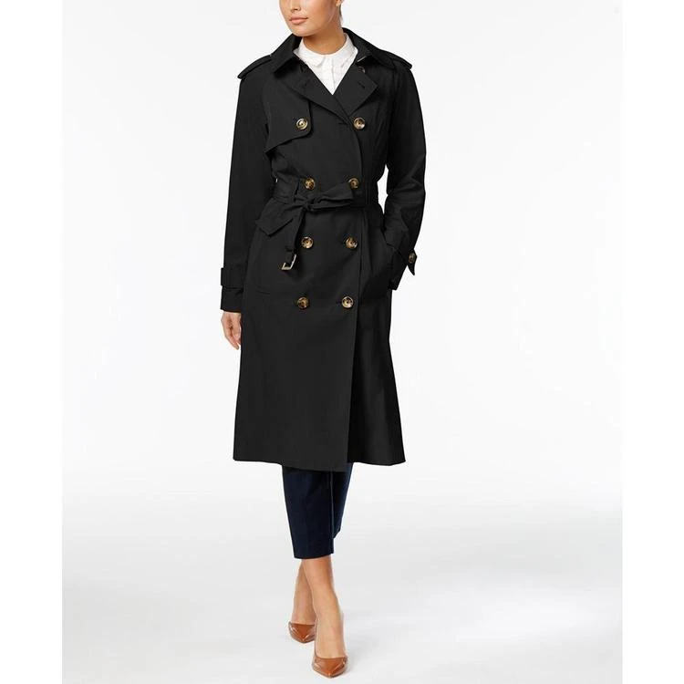 商品London Fog|Petite Long Trench Coat,价格¥1271,第2张图片详细描述