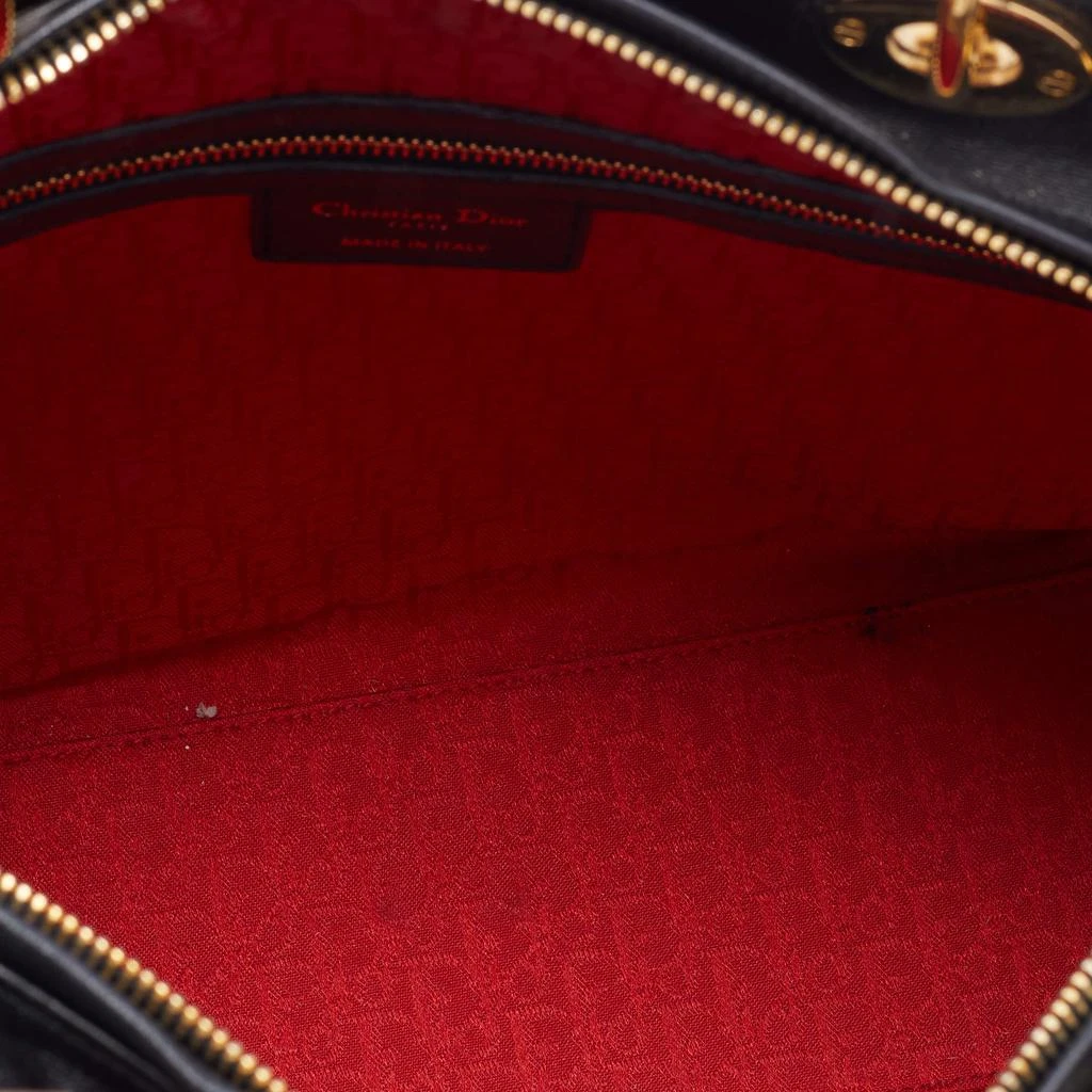 Dior Black Cannage Leather Large Lady Dior Tote 商��品