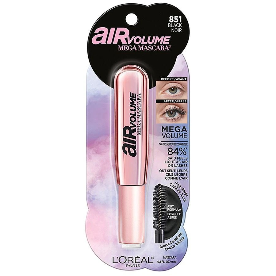 商品L'Oreal Paris|Air Volume Mega Mascara, Washable,价格¥128,第4张图片详细描述