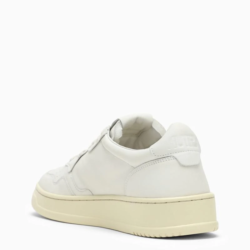 商品Autry| WHITE CREAM LEATHER MEDALIST SNEAKERS,价格¥1652,第4张图片详细描述