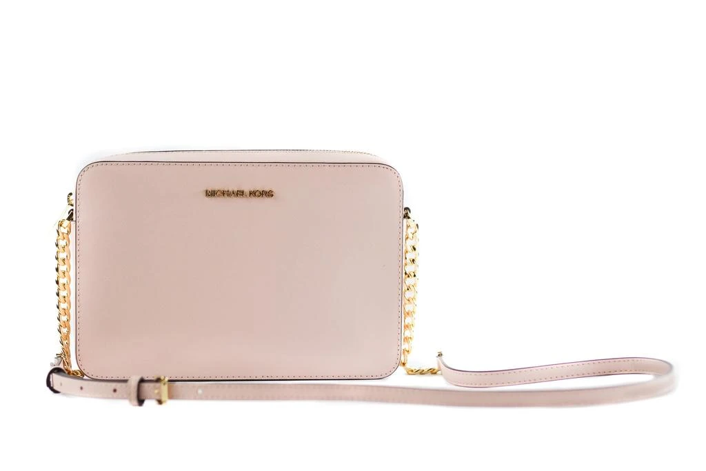 商品Michael Kors|Michael Kors Jet Set Large East West Saffiano Leather Crossbody Bag Handbag,价格¥2086,第1张图片