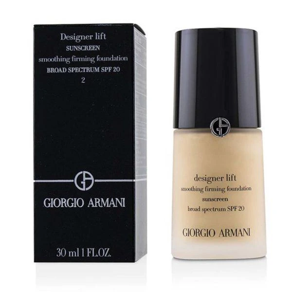 商品Giorgio Armani|Designer Lift Smoothing Firming Foundation SPF 20,价格¥500-¥522,第2张图片详细描述