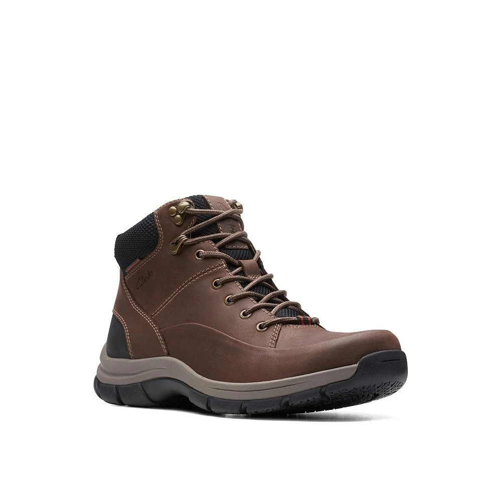 商品Clarks|Men's Collection Walpath Mid Leather Lace Up Boots,价格¥636,第1张图片