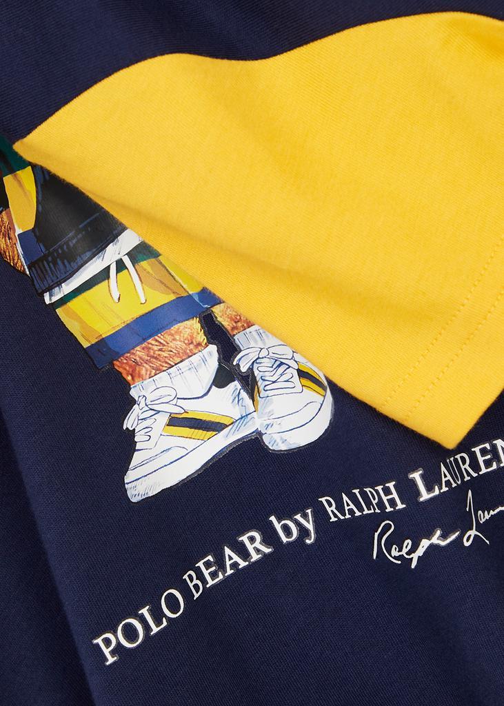 商品Ralph Lauren|KIDS Navy logo-print cotton T-shirt (6.5-14 years),价格¥448,第4张图片详细描述