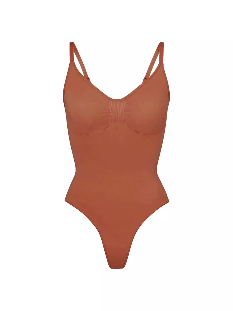 商品SKIMS|Seamless Sculpt Thong Bodysuit,价格¥264,第1张图片