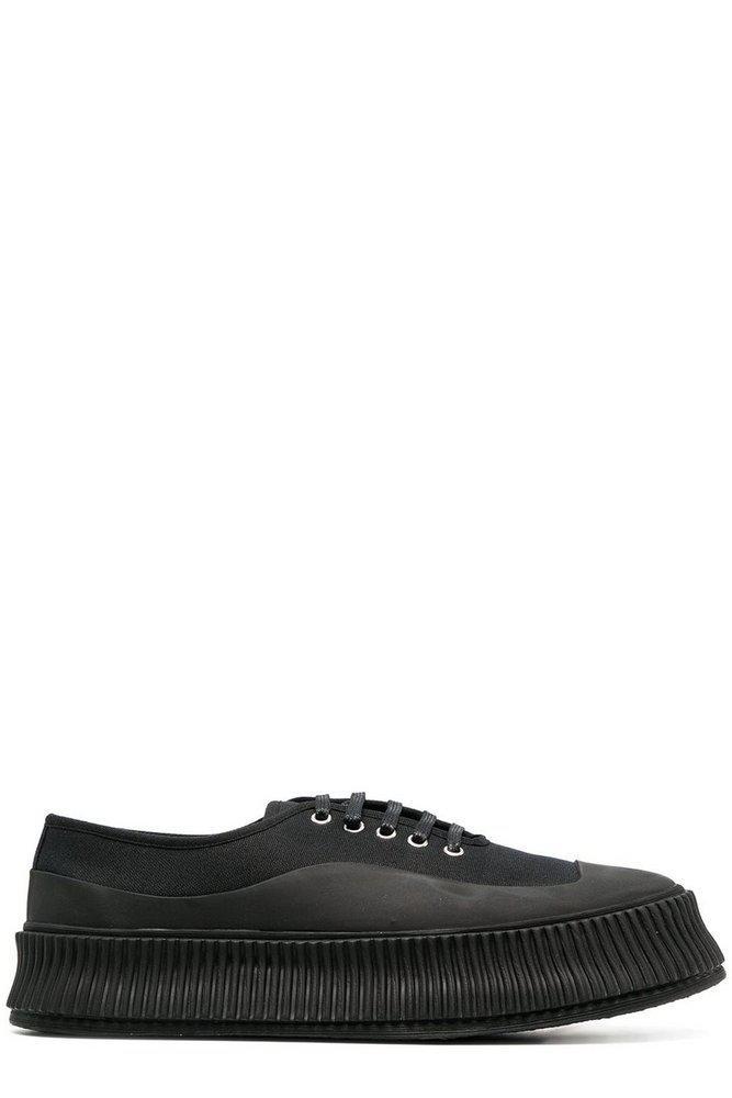 商品Jil Sander|Jil Sander Ribbed Sole Sneakers,价格¥3176,第1张图片