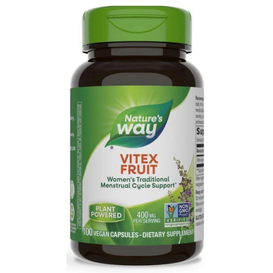 商品Nature's Way|Vitex Fruit Vegetarian Capsules,价格¥67,第1张图片