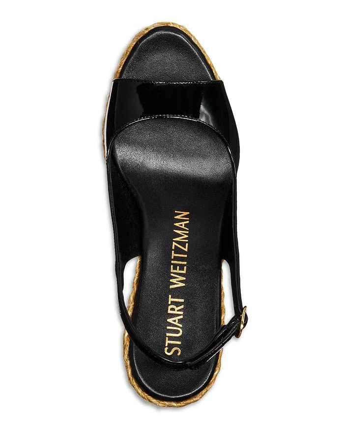 商品Stuart Weitzman|Women's Island Peep Toe Espadrille Wedge Platform Pumps,价格¥1670,第3张图片详细描述