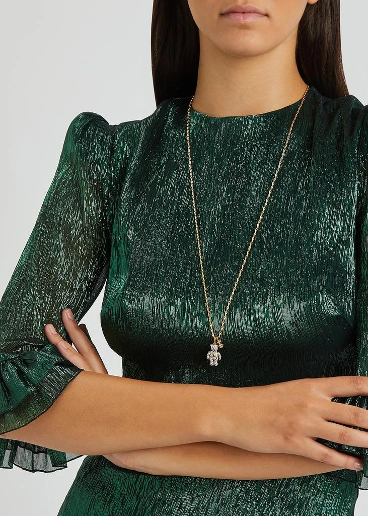 商品Vivienne Westwood|Little Pave Teddy crystal-embellished gold-tone long necklace,价格¥1753,第2张图片详细描述