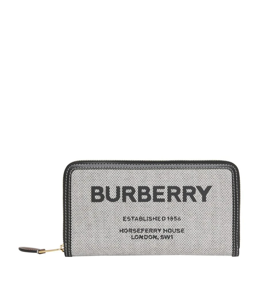 商品Burberry|Horseferry Print Canvas Wallet,价格¥4396,第2张图片详细描述