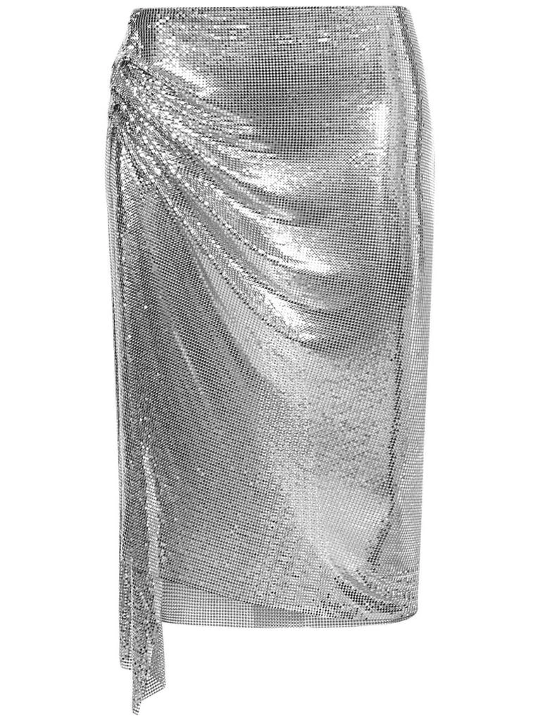 商品Paco Rabanne|Paco Rabanne Skirts Silver,价格¥23423,第1张图片