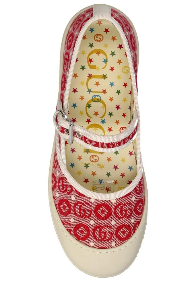 商品Gucci|Gucci Kids GG Round Toe Ballerina Shoes,价格¥1462,第4张图片详细描述