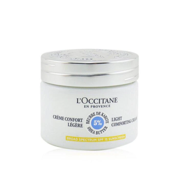 商品L'Occitane|L'Occitane 5%乳木果油滋养保湿面霜SPF15 Shea Butter 5% Light Comforting Cream SPF 15 50ml/1.7oz,价格¥305,第1张图片