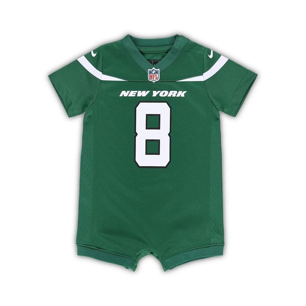 商品NIKE|Newborn and Infant Boys and Girls Aaron Rodgers Green New York Jets Game Romper Jersey,价格¥374,第3张图片详细描述