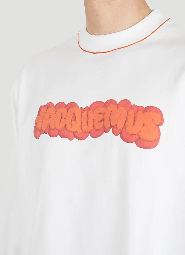 商品Jacquemus|Le T-Shirt Pate A Modeler Long Sleeve T-Shirt in White,价格¥602,第5张图片详细描述