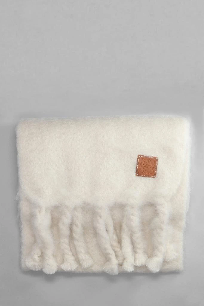 商品Loewe|Loewe Scarve In White Wool,价格¥3790,第1张图片