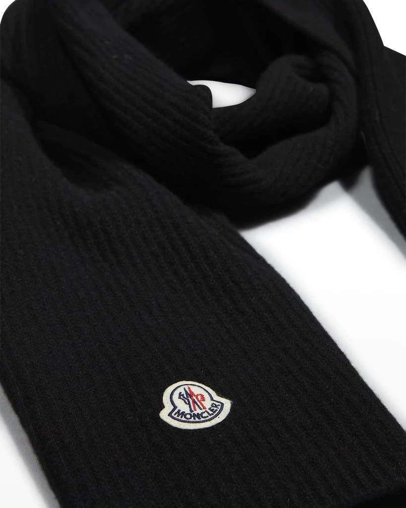 商品Moncler|Men's Cashmere-Wool Scarf,价格¥4600,第5张图片详细描述