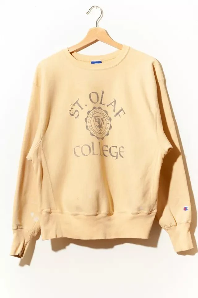 商品CHAMPION|Vintage 1990s Distressed St. Olaf College Champion Weave Sweatshirt,价格¥2139,第1张图片