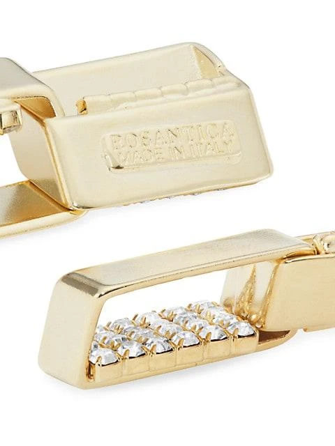 商品ROSANTICA|Milva Goldtone & Crystal Drop Earrings,价格¥475,第3张图片详细描述