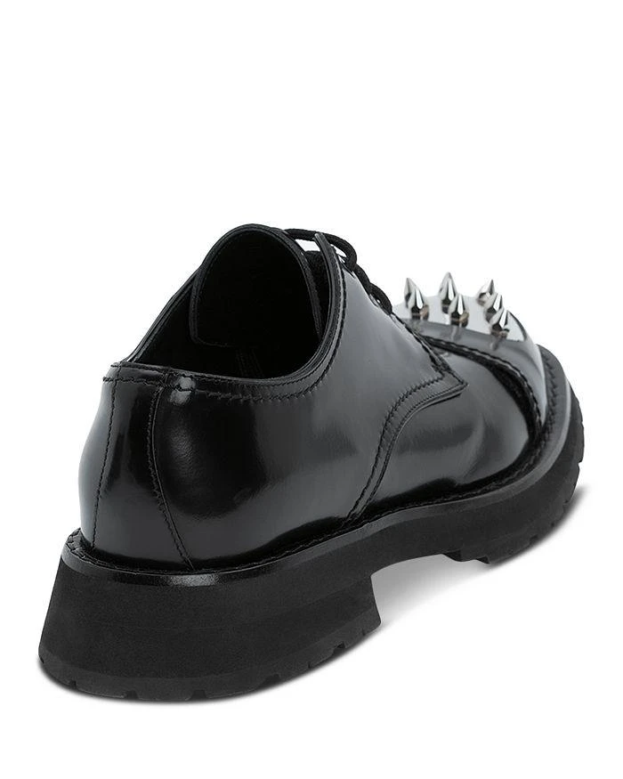 商品Alexander McQueen|Men's Leather Upper & Rubber Sole Dress Shoes,价格¥3831,第3张图片详细描述