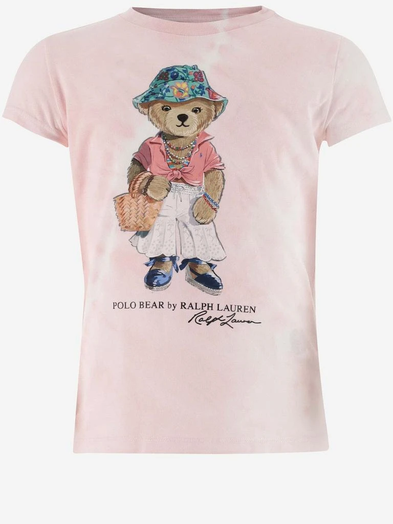 商品Ralph Lauren|Cotton T-shirt With Polo Bear,价格¥723,第1张图片